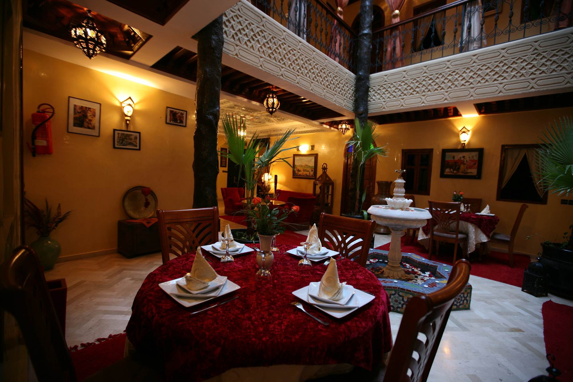 Riad Hamdane Et Spa Marrakesh Restaurang bild